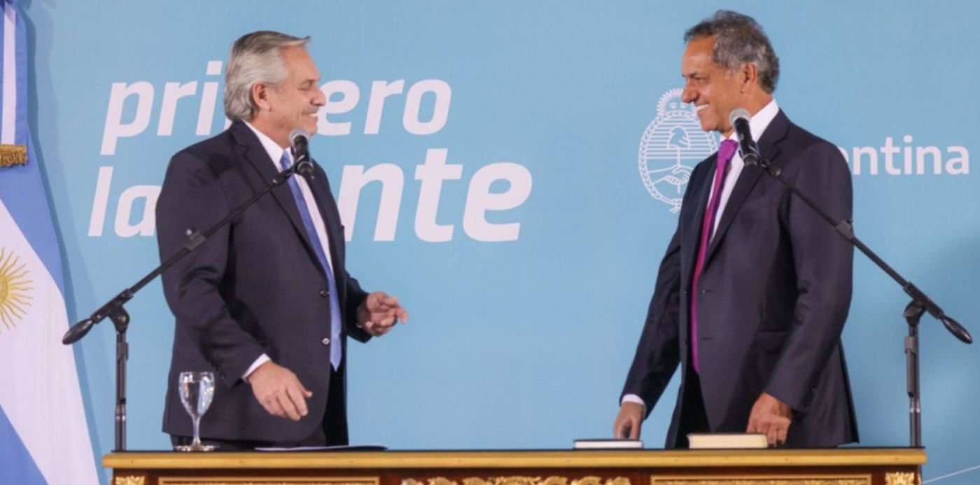 Alberto Fernández y Daniel Scioli