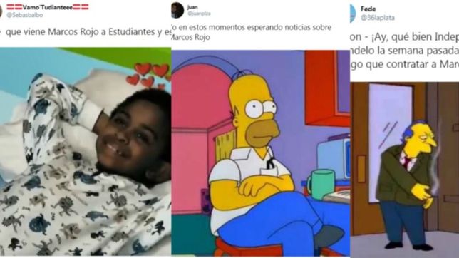 los memes por la posible llegada de marcos rojo a estudiantes
