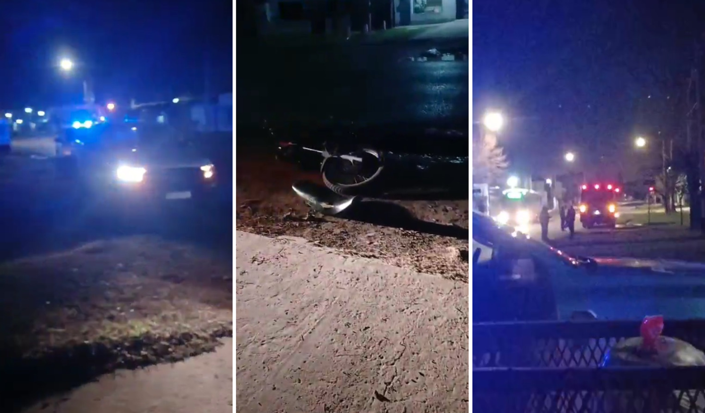 Video choque de moto