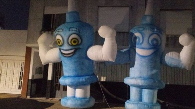 crearon una vacuna inflable contra el coronavirus en la plata