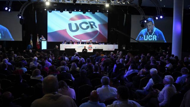 la convencion nacional de la ucr desembarca en la plata con manes como prenda de unidad