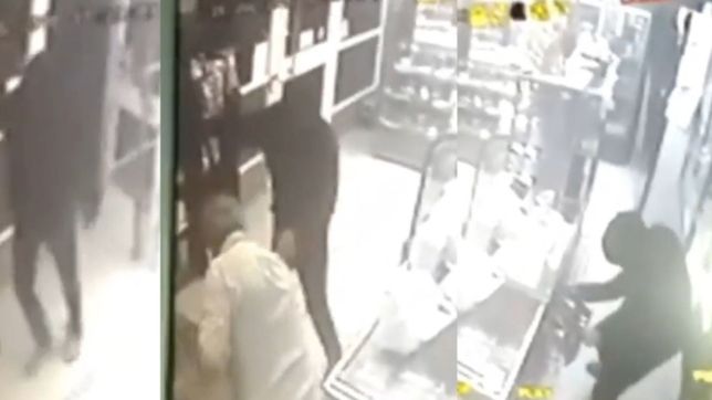 video: otro violento robo sacudio a una panaderia de city bell