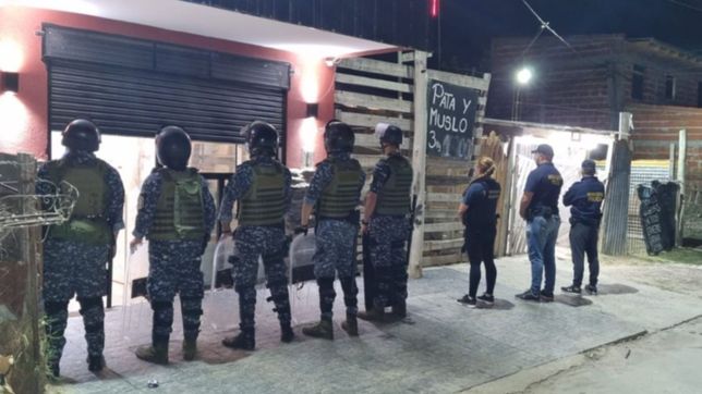 video: impactantes operativos antidrogas con un detenido en la region