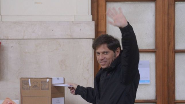 es una eleccion importantisima: la palabra de axel kicillof despues de votar en la plata