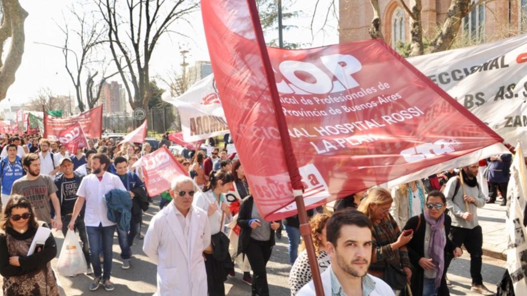 Los médicos marcharán en La Plata con un paro de residentes y pedido de paritarias