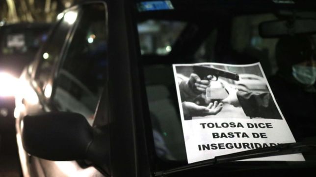 tolosa y ringuelet volvieron a movilizarse para decirle basta a la inseguridad