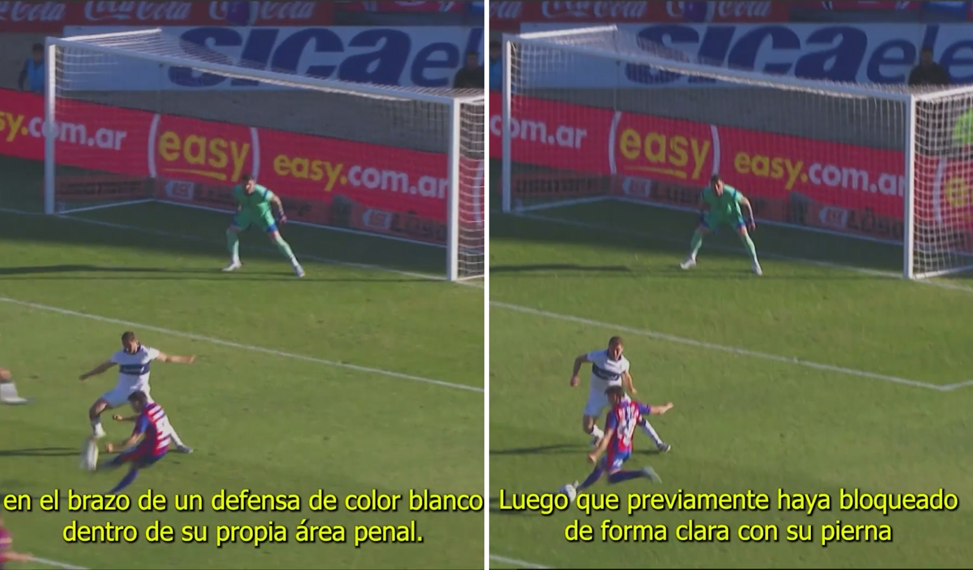 VAR San Lorenzo Gimnasia penal