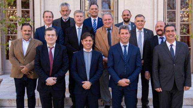 la liga de gobernadores se reunio en la plata y pidio bajar la inflacion