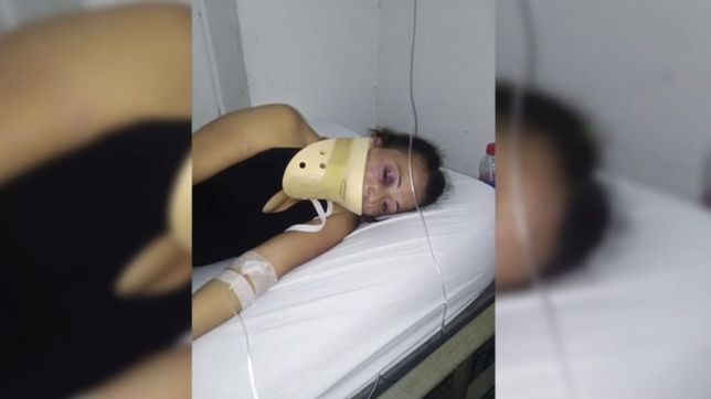 salio a bailar por su cumpleanos, una boxeadora la golpeo brutalmente y termino internada