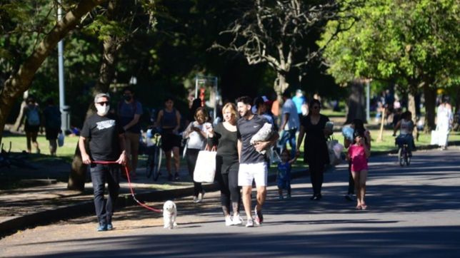 miercoles de sol y una tarde muy agradable en la plata