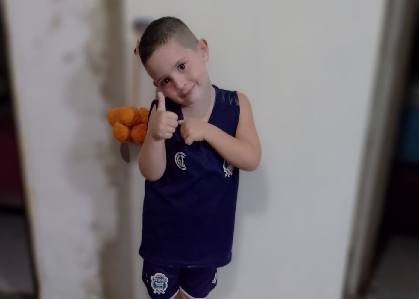 Juan Martín Olsen, el nene de 5 años que se va a encontrar con un excombatiente de Malvinas