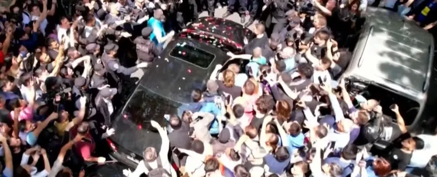 La llegada de Javier Milei a la UTN de Buenos Aires.