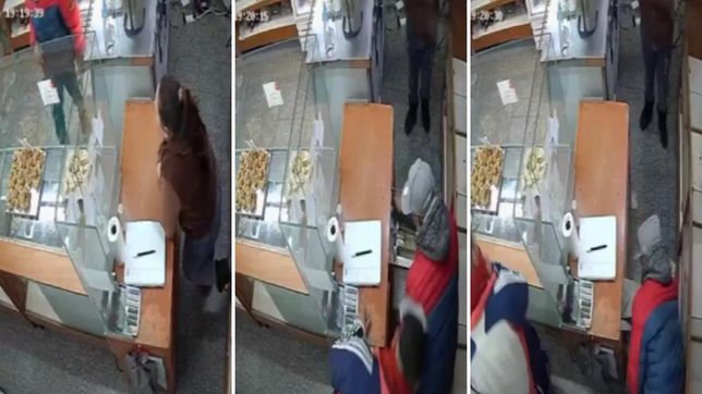entraron pidiendo comida a una panaderia de la plata y terminaron asaltando a la empleada