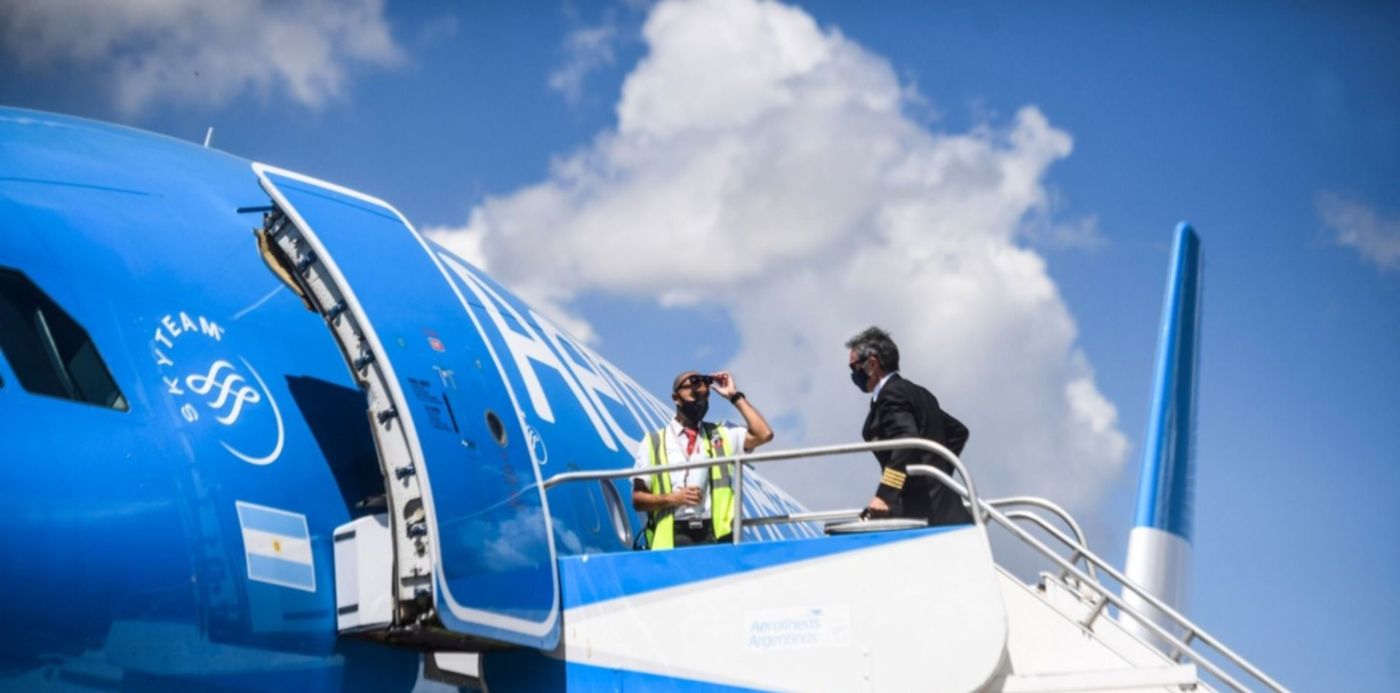 Vuelo vacuna Aerolíneas Argentinas