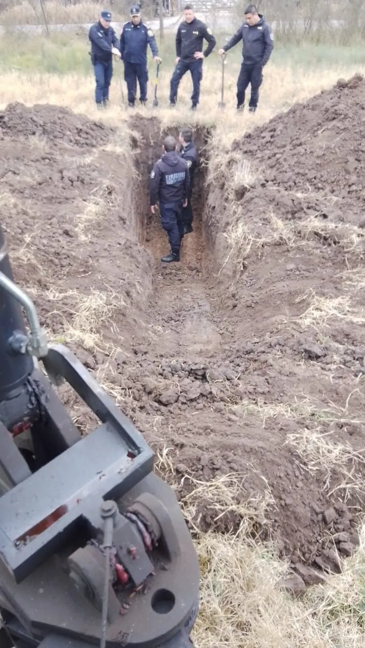 El predio donde había sido hallado el misil robado pertenece a la Facultad de Ciencias Agrarias y Forestales de la UNLP.