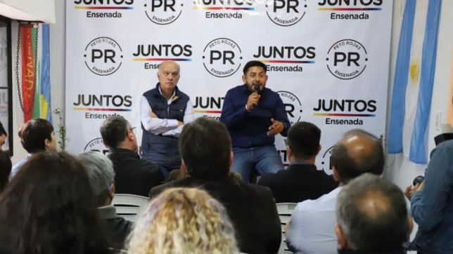 en carrera a 2023, juntos abrio un local en ensenada con la presencia de grindetti