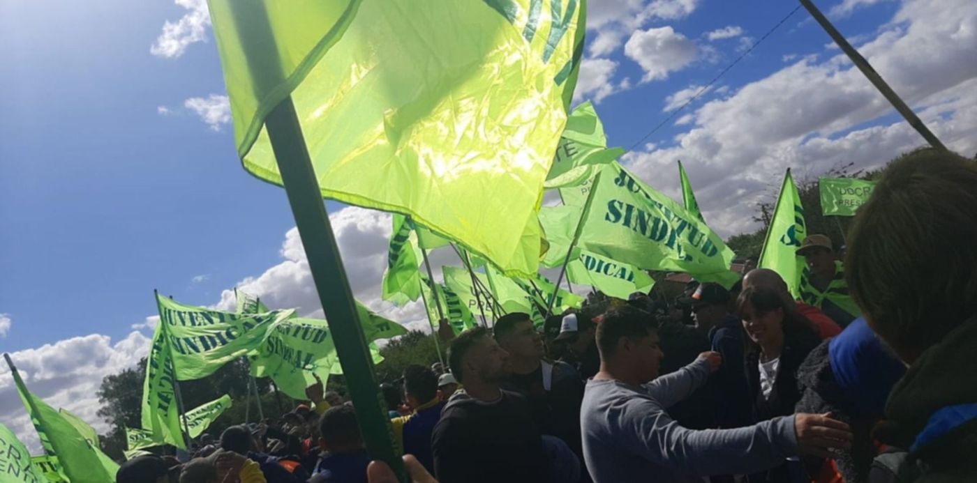 Marcha de la UOCRA de Tobar
