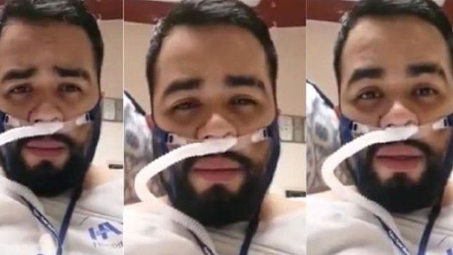el desgarrador video de un enfermero antes de morir por el coronavirus
