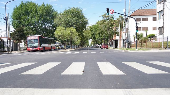 abrieron el segundo tramo de las obras de renovacion de la avenida 60 en los hornos