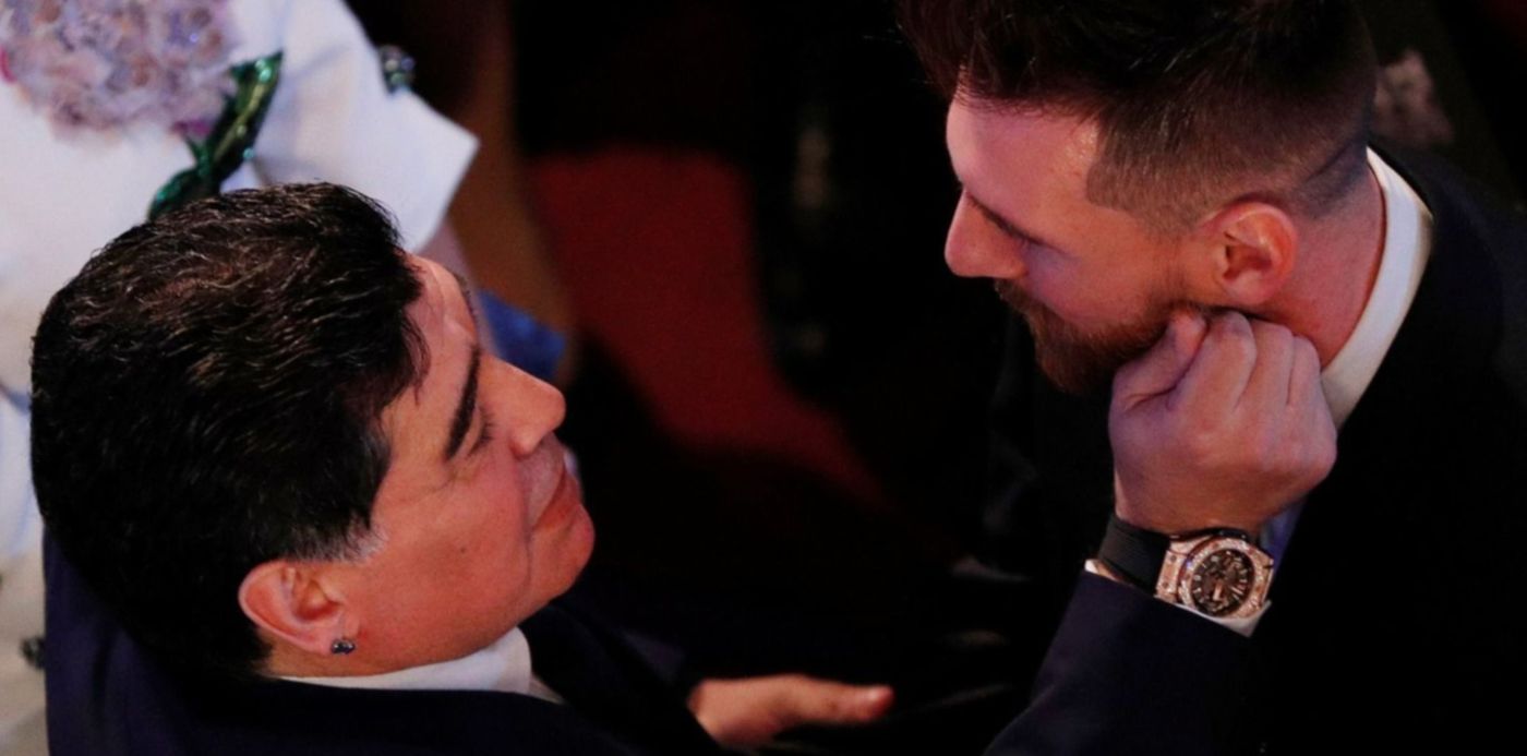 maradona messi