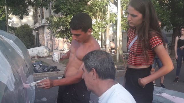 video: asi trabajan para reconstruir el muneco de 25 y 55