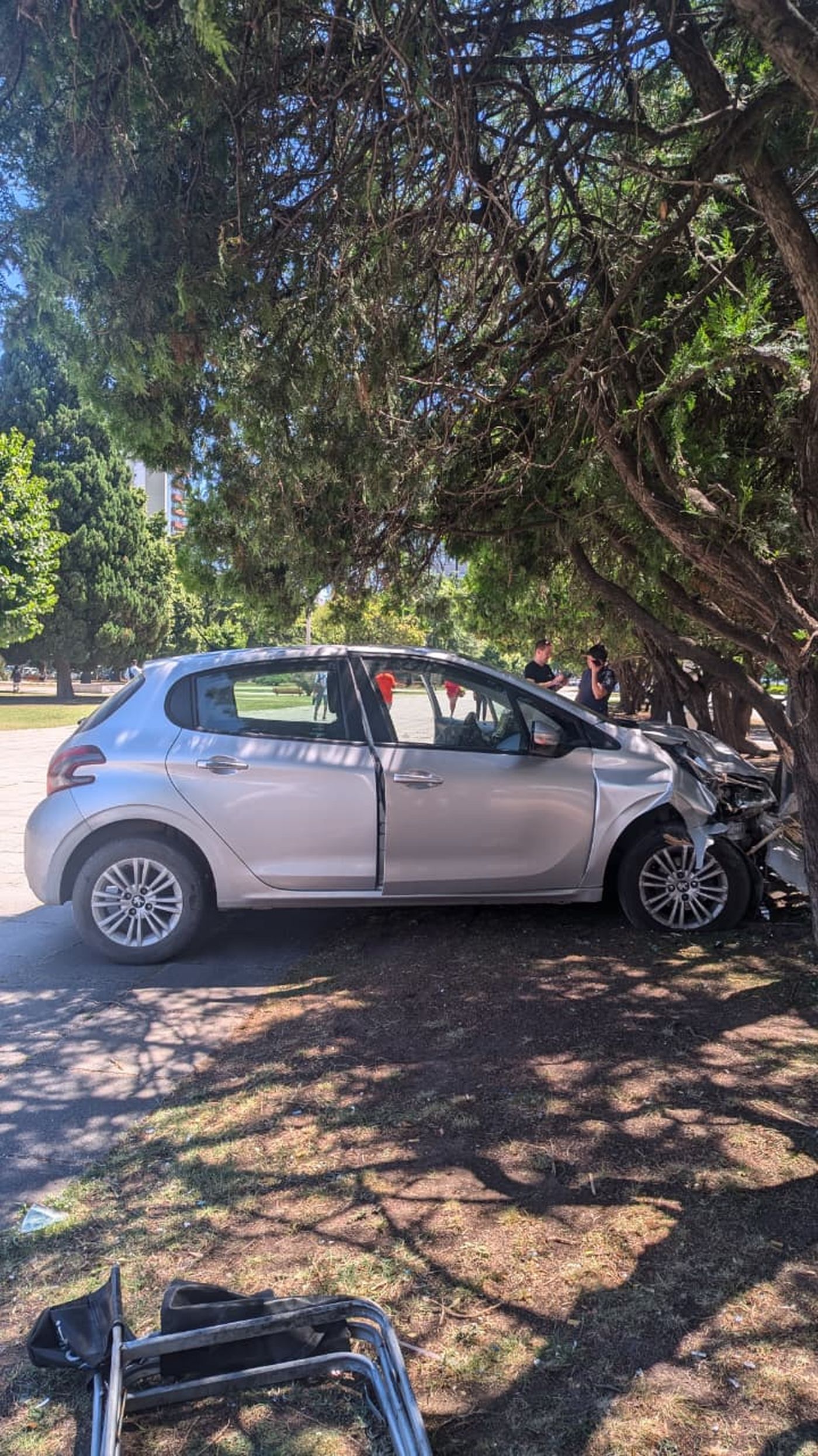 El Peugot 208 era manejado por Juan Martín Lilli, de 69 años