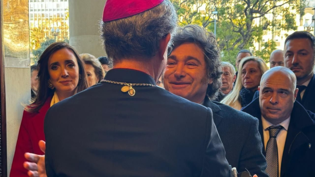 duro mensaje del arzobispo porteno en el tedeum frente a javier milei