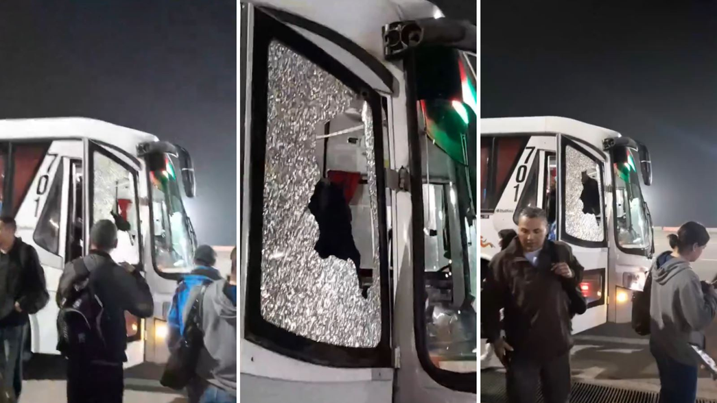 Atacaron a piedrazos un micro de Misión Buenos Aires que venía a La Plata