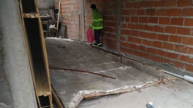 ¿que se sabe del derrumbe que causo la muerte de un hombre la plata?