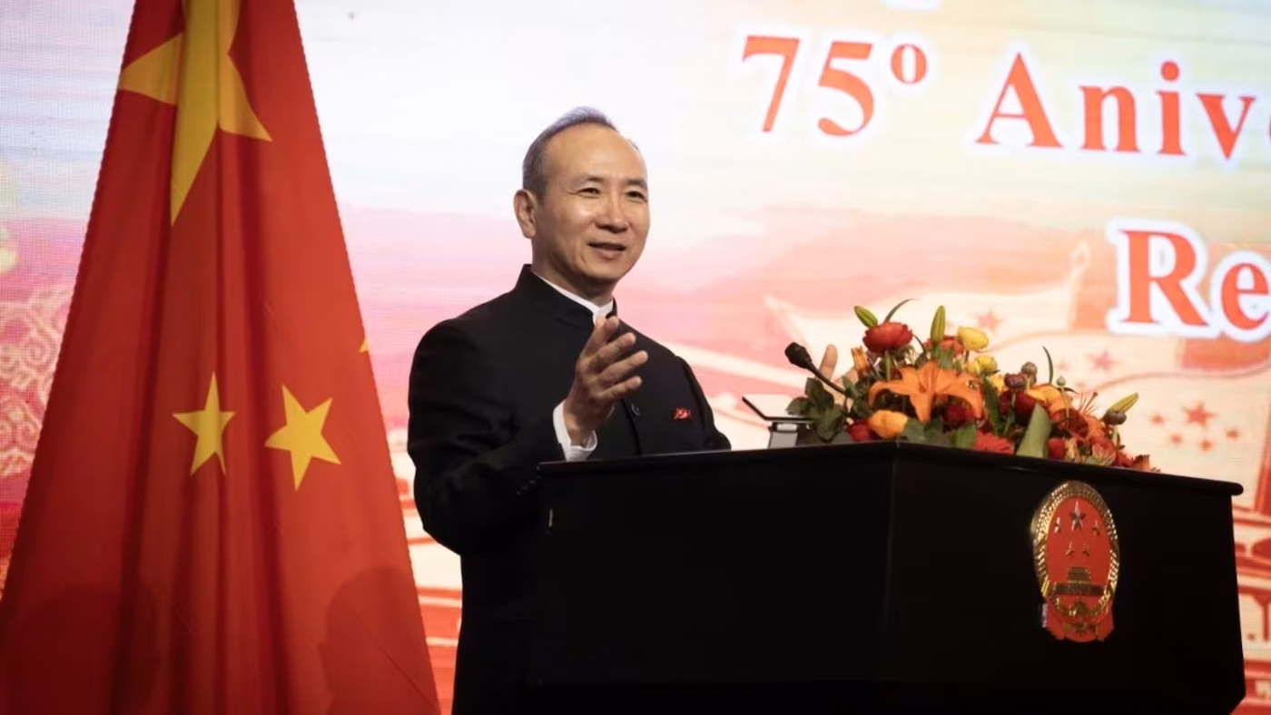 El embajador extraordinario y plenipotenciario de la Rep&uacute;blica Popular China en Argentina, Wang Wei