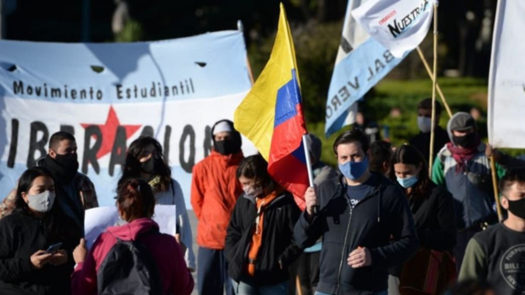 Realizarán una nueva marcha en La Plata en solidaridad a Colombia