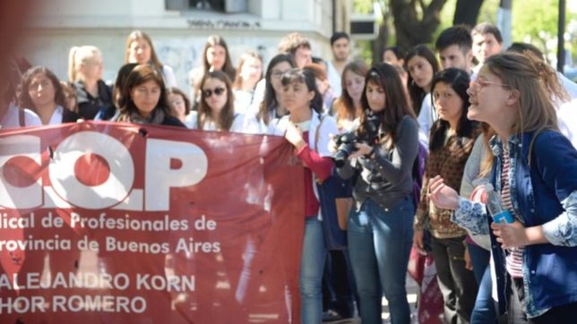 el paro de medicos se siente en los hospitales platenses pero se mantienen las guardias