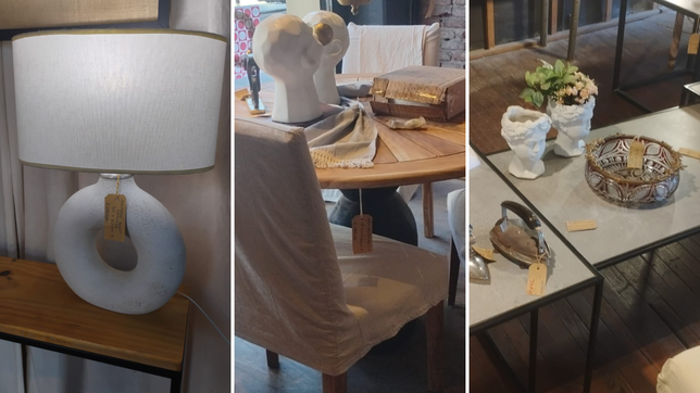 vajilla, mesas y articulos de decoracion: los productos en liquidacion por el cierre de casa eclectica