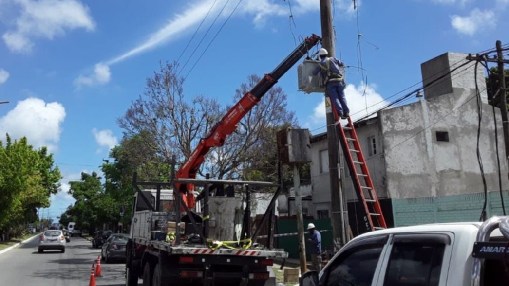 Continúa el plan de obras de Edelap y ampliaron la red eléctrica en La Plata