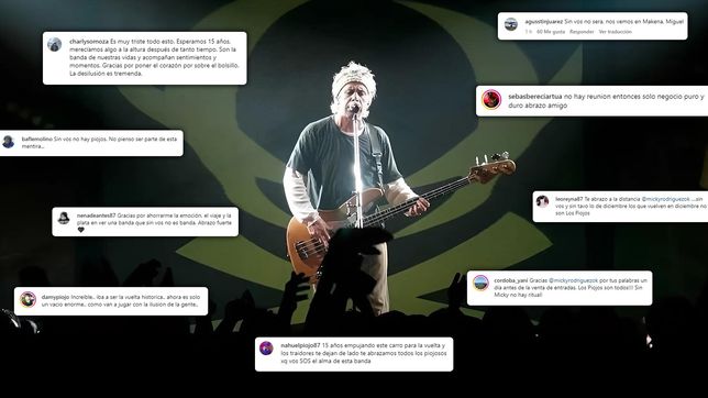 los fanaticos explotaron por la ausencia de micky rodriguez: sin vos no hay los piojos