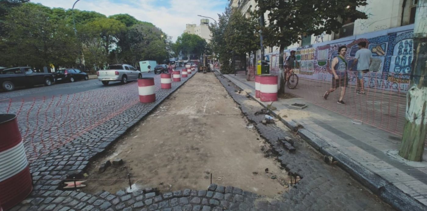 Obras en Plaza Rocha