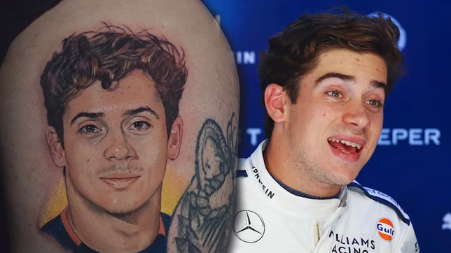 el increible tatuaje realista de franco colapinto que realizo un tatuador de la plata