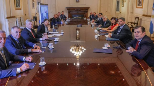alberto fernandez se reune con gobernadores por el juicio politico a rosatti