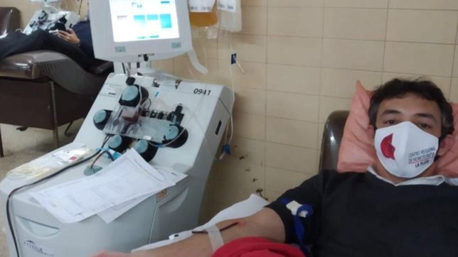 mas del 50% de las donaciones de plasma de la provincia se realizan en la plata