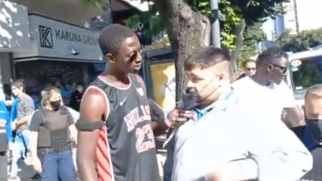 un operativo contra la venta ambulante casi termina a las pinas delante de la policia