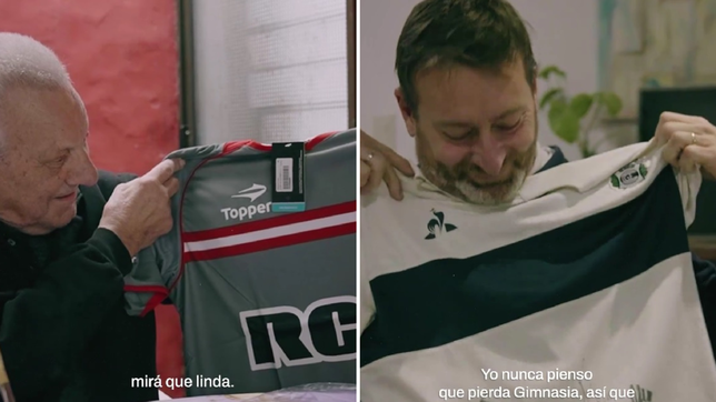 la historia de dos hinchas que cuentan su pasion por estudiantes y gimnasia y piden un clasico en paz