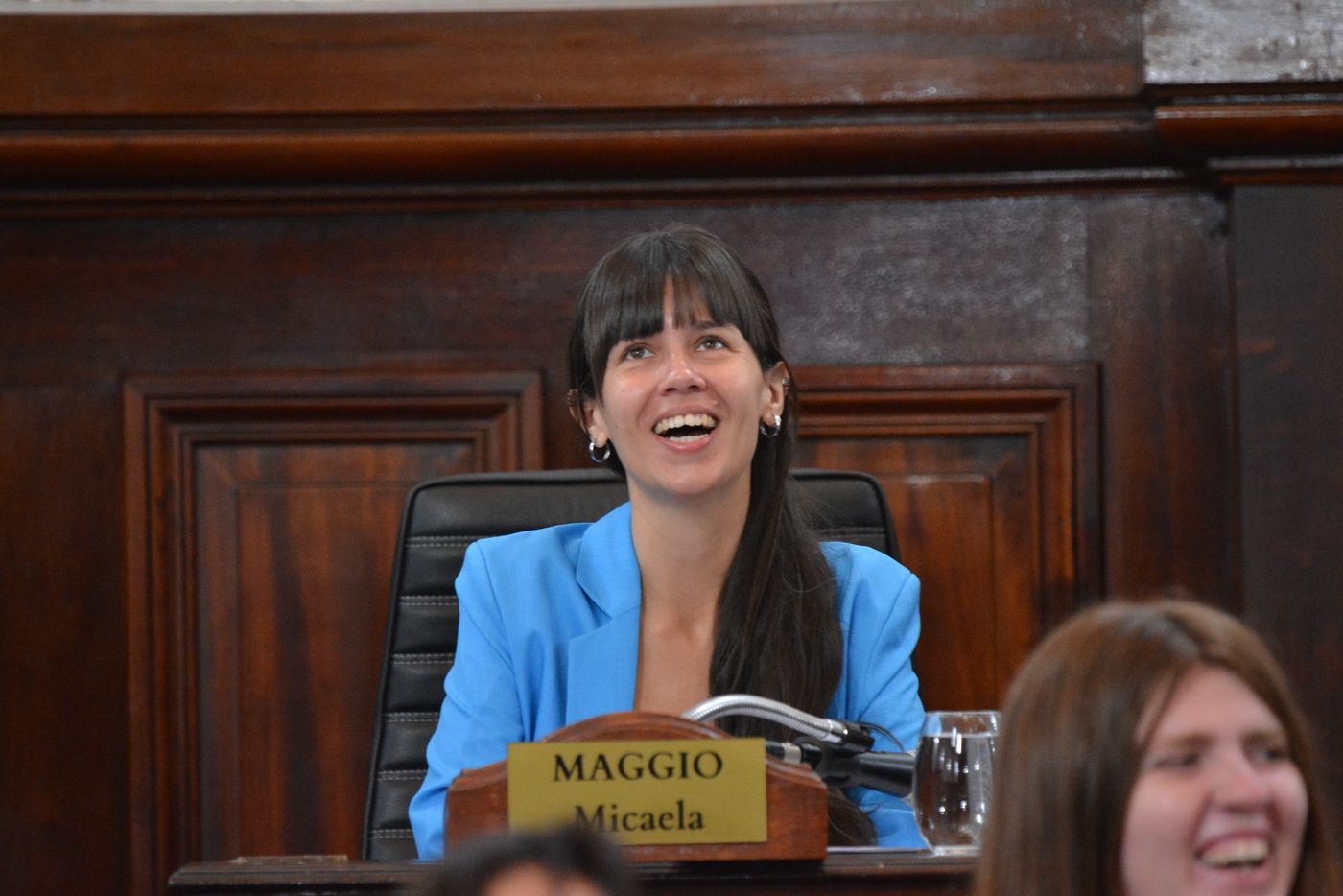La concejala de Fuerza Patria, Micaela Maggio.