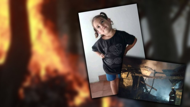 una nena de 4 anos quedo atrapada en un incendio en berisso: se le quemo el 70% del cuerpo