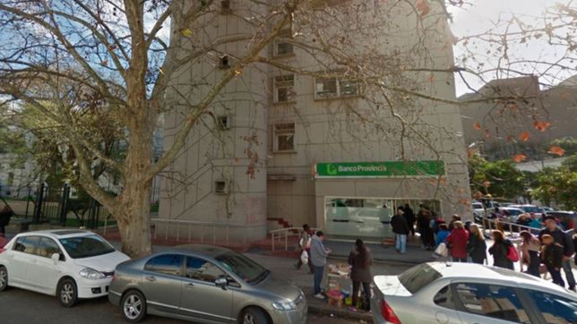 conmocion en pleno centro: una persona murio en la esquina del banco provincia de 6 y 47