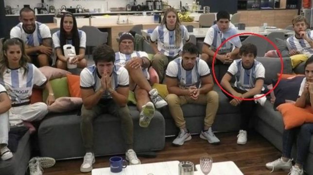 video: el enojo del platense de gran hermano por el gol anulado a la seleccion argentina