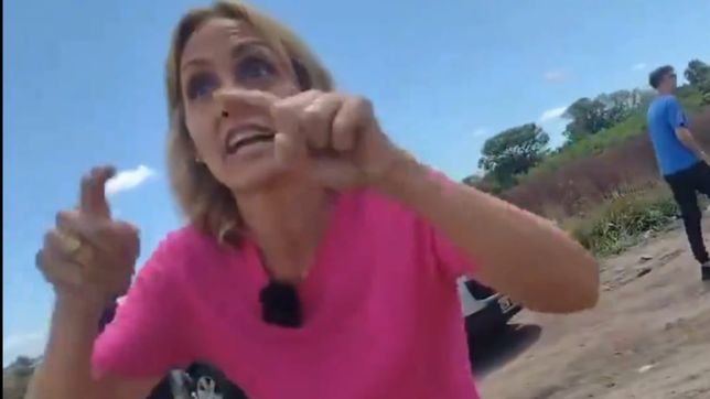 florencia arietto amenazo con desalojar la megatoma de los hornos y los vecinos respondieron