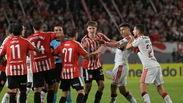 estudiantes lucho y empato ante flamengo en una noche caliente de copa libertadores en uno