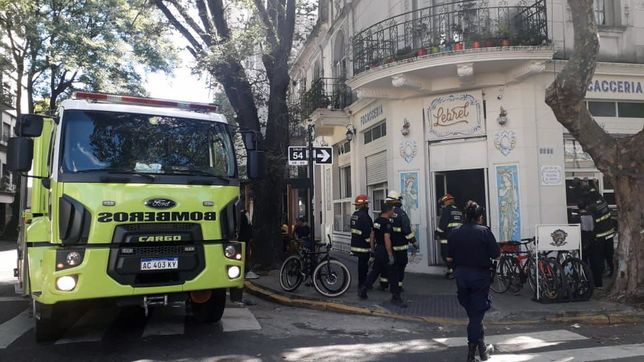 susto en la plata soho por el principio de incendio en un local gastronomico