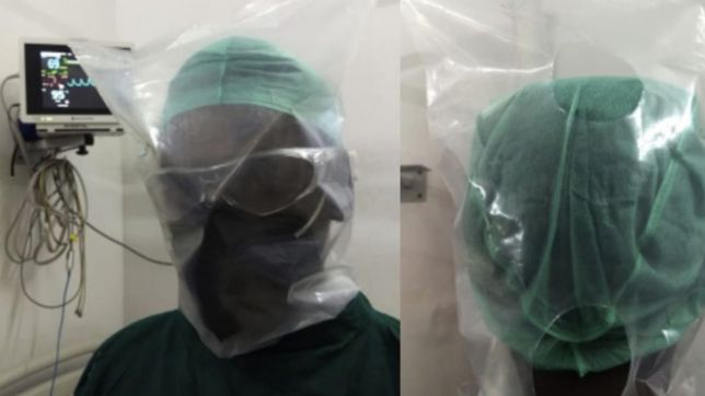 bolsas perforadas, el curioso metodo que estudian los medicos para combatir al covid-19