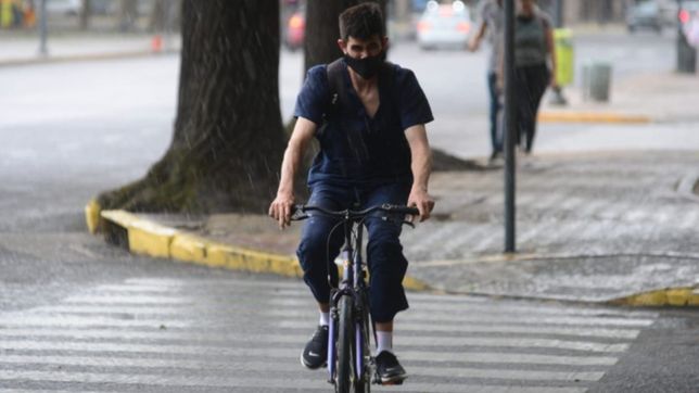 una fuerte tormenta atraveso la plata y asi va a seguir el clima en la ciudad